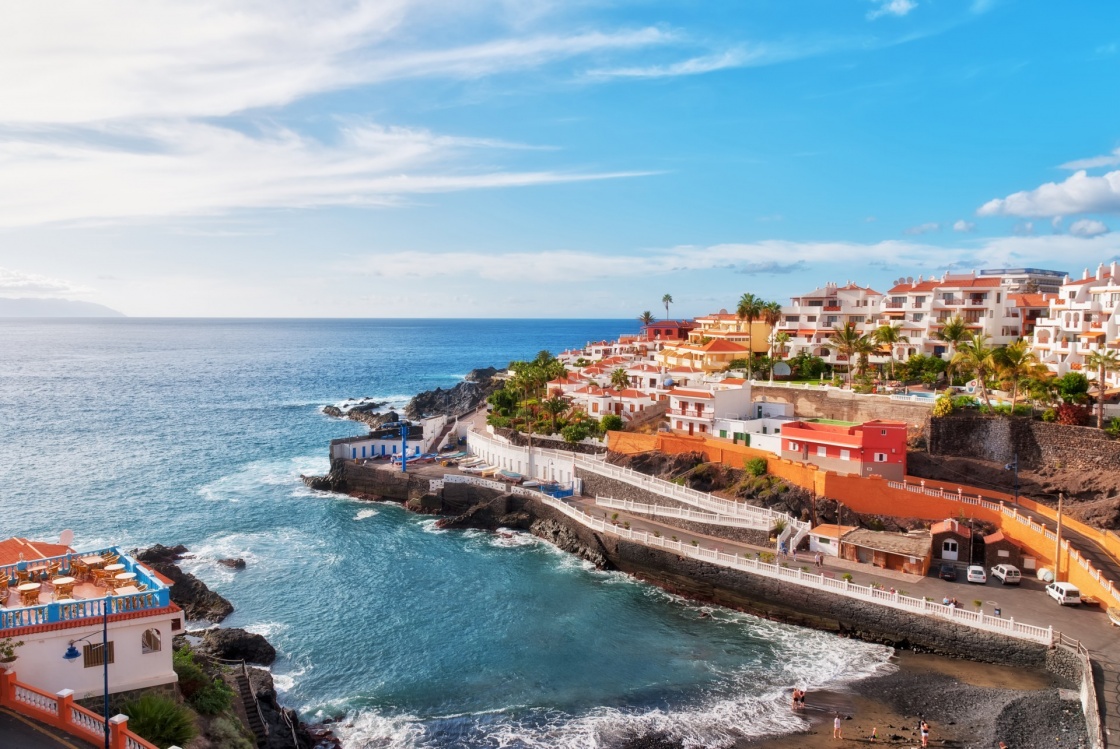 'Puerto Santiago, Tenerife, in the Spanish Canary Islands' - Canary Islands
