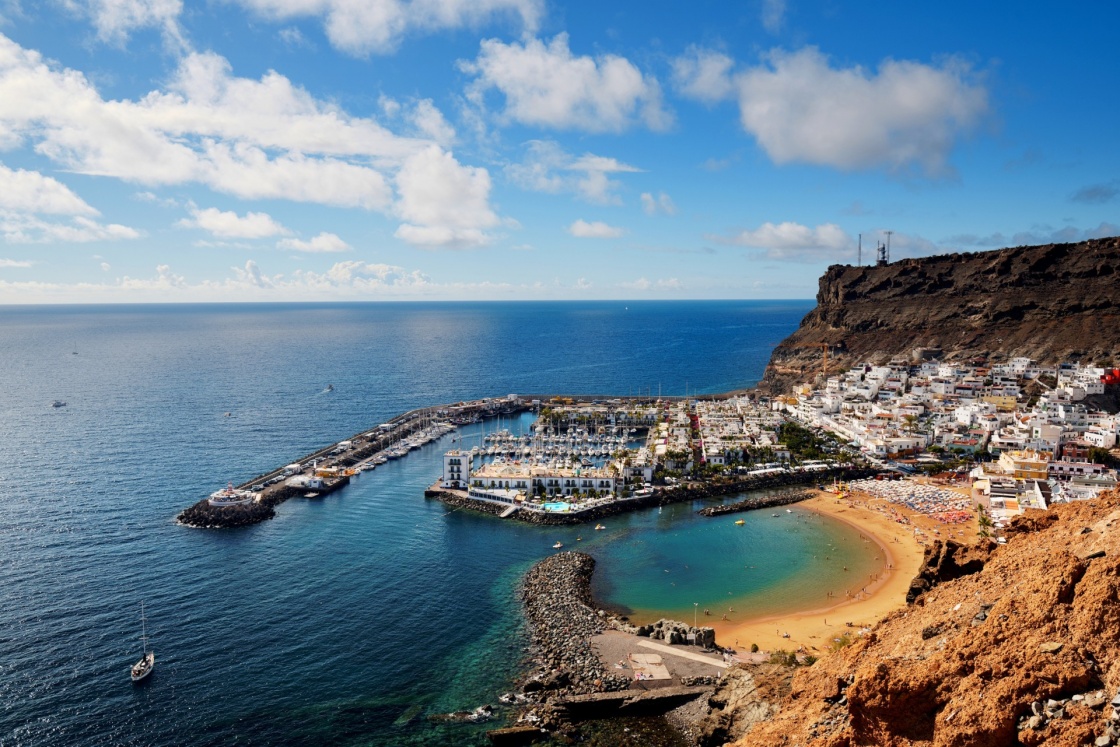 'Puerto de Mogan in Gran Canaria, Spain, Europe' - Canary Islands