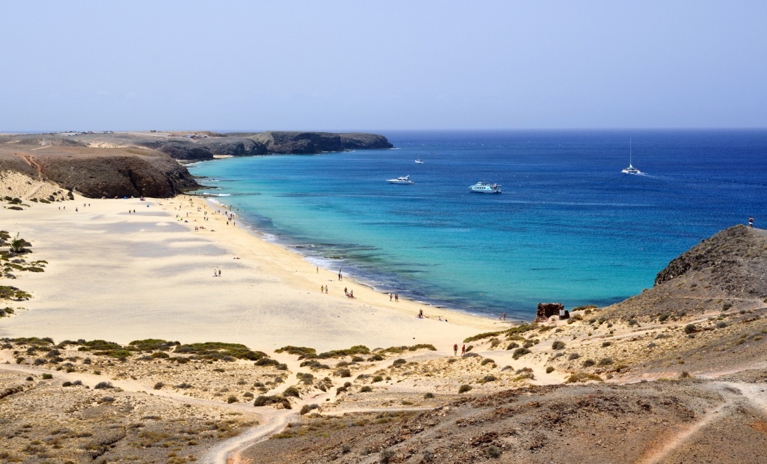 'Beach on Lanzarote.' - Canary Islands